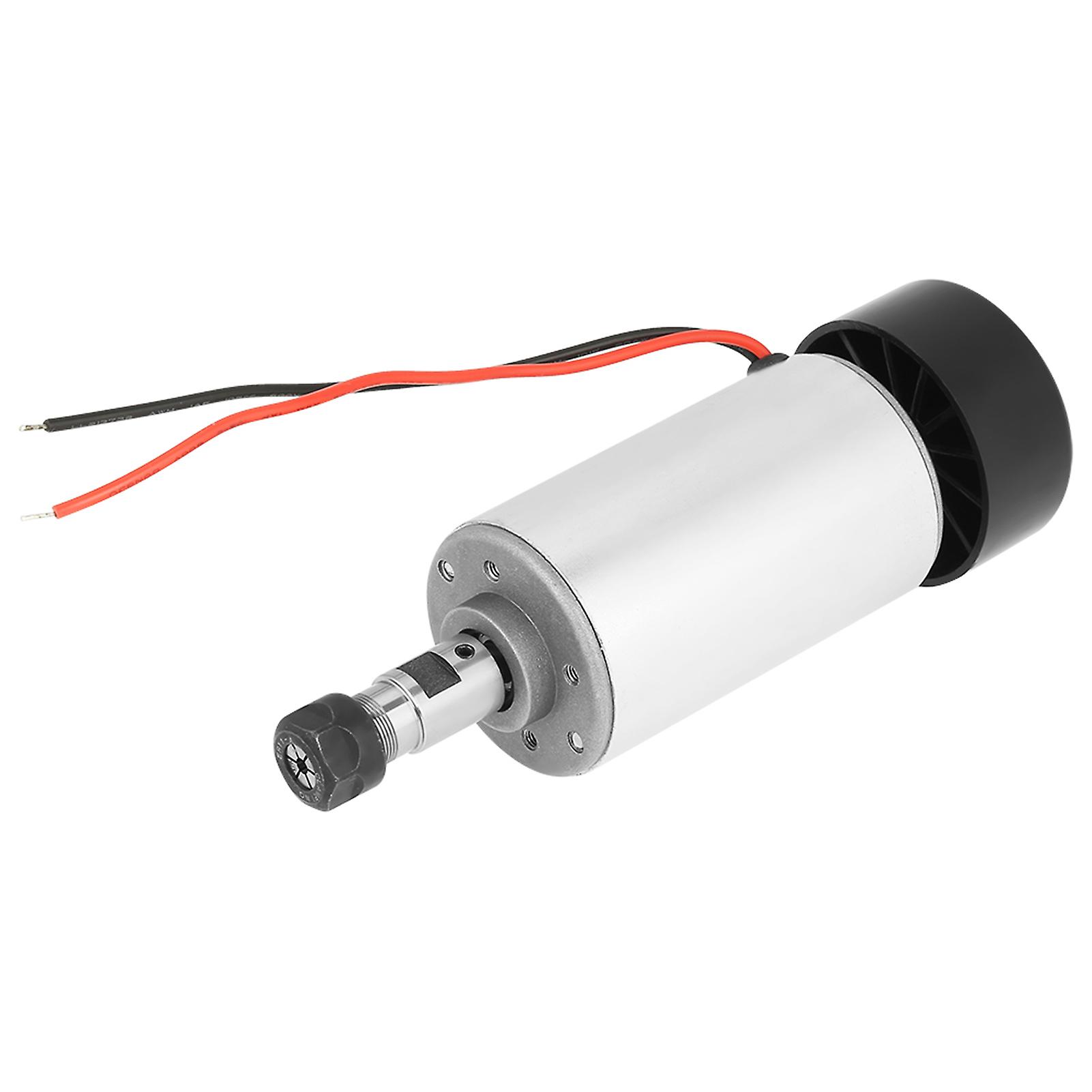 محرك Ouitble 52mm 300W DC 48V CNC محرك المغزل ، ER11 الهواء المبرد ، لآلة النقش