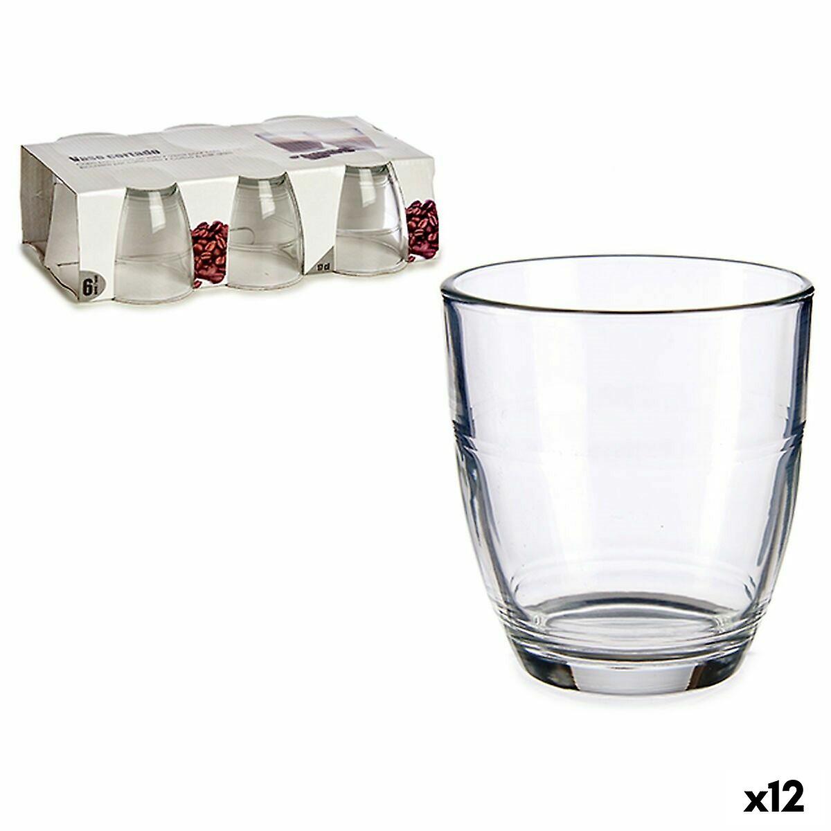 Set of glasses Vivalto Transparent Glass 170 ml Coffee (12 Units)