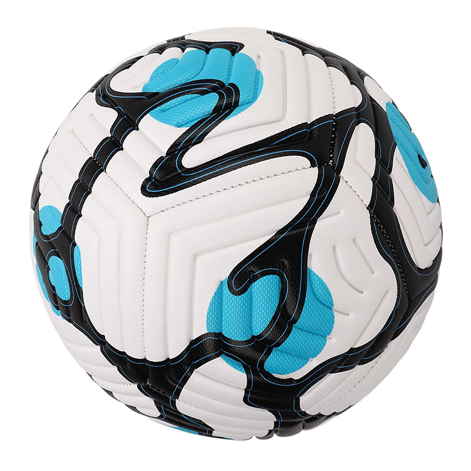No. 5 Soccer Indentation Adult Training Soccer Standard English Football for Soccer Games Practice Blue