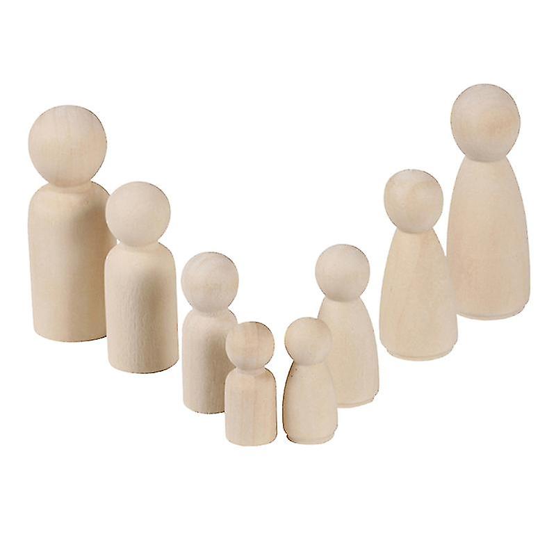 16pcs ألعاب خشبية