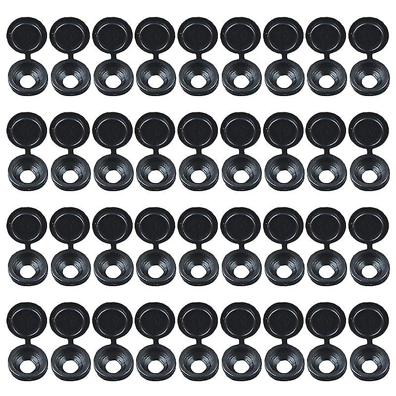 36pcs Screw Caps Hinged Screw Cap Foldable Snap Button Hardware Screw Cover
