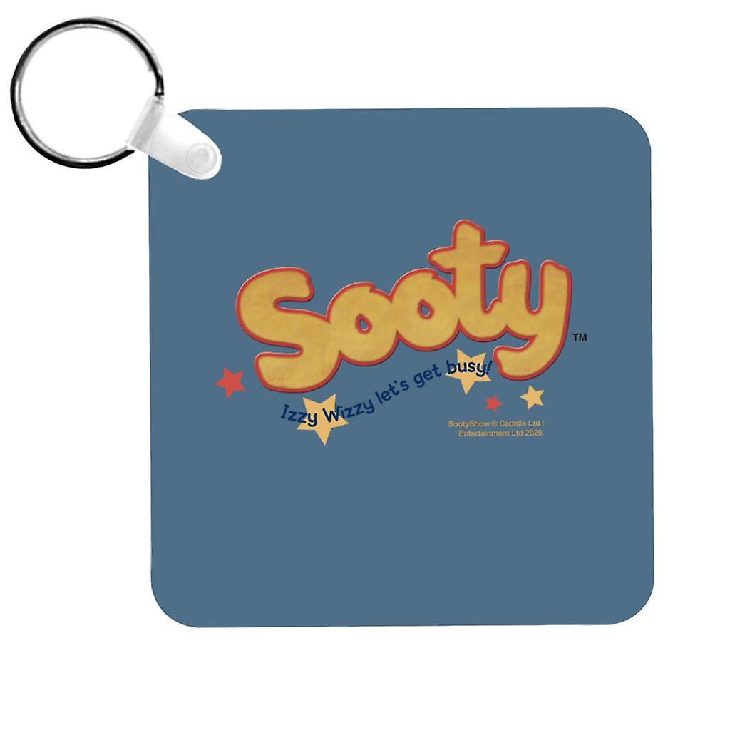 Sooty Izzy Wizzy Lets Get Busy Classic Logo Keyring