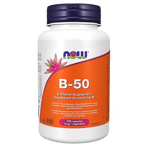 B-50 Complex, 100 VegCaps by Now (Pack of 3)