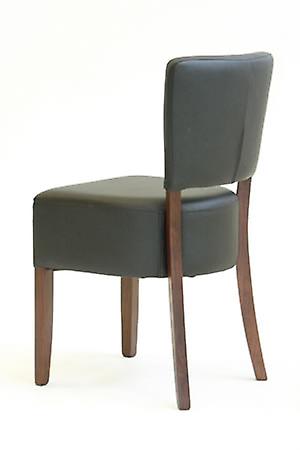 Tompy Black Padded Dining Chair