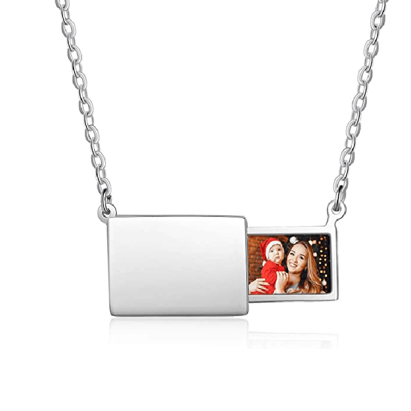 Pendant Necklace Electroplating Bright Finish Anti-rust Decorate Lightweight Pull-Out Envelope Necklace Clothing Accessory