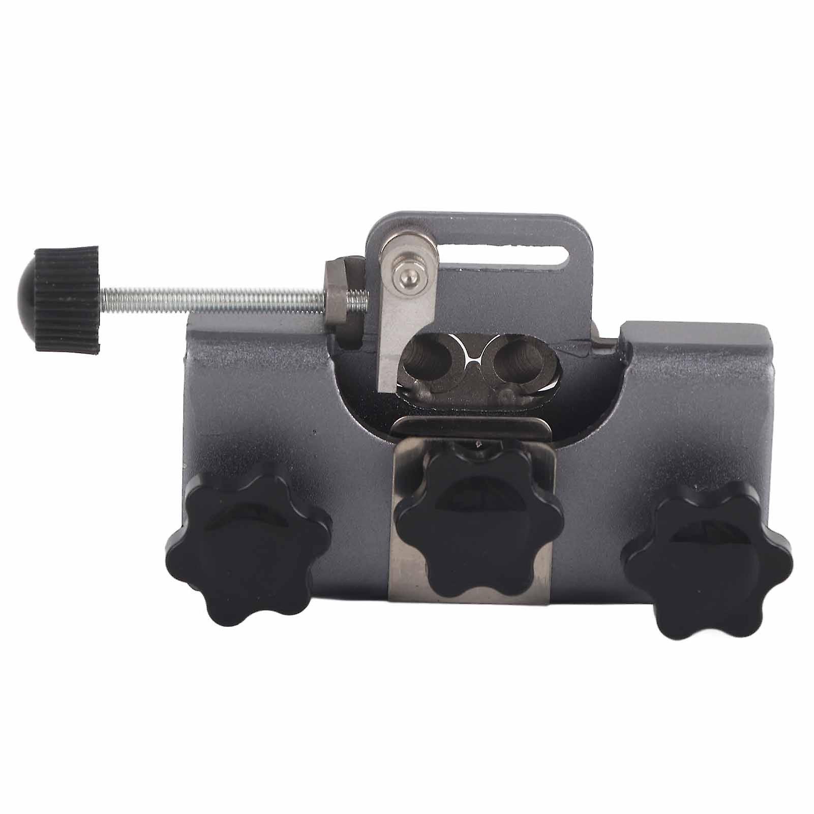 Chainsaw Sharpener Portable Lightweight Hand Crank Chain Sharpening Jig for Electric Saws Gray