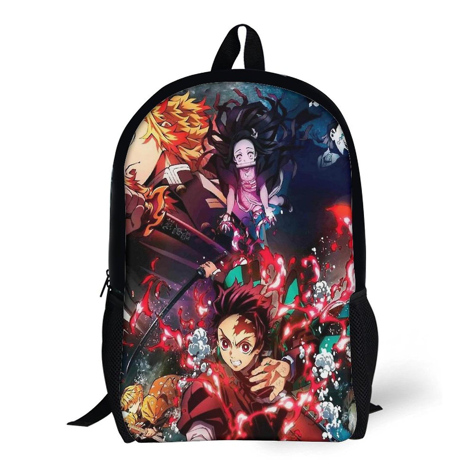 Demon Slayer  Shoulder Backpack School Bookbag