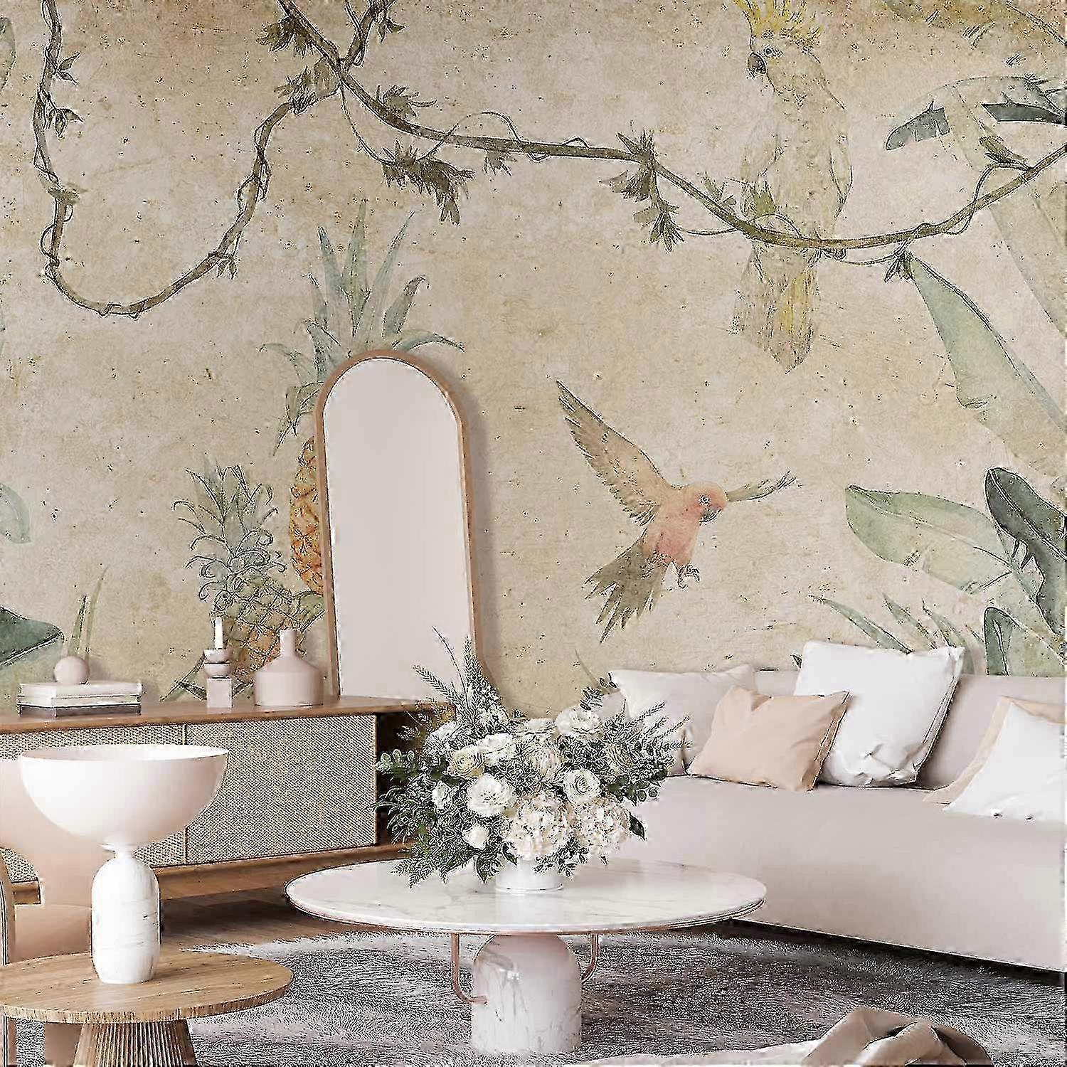 Self-adhesive Wall Mural - Parrots in the Jungle
