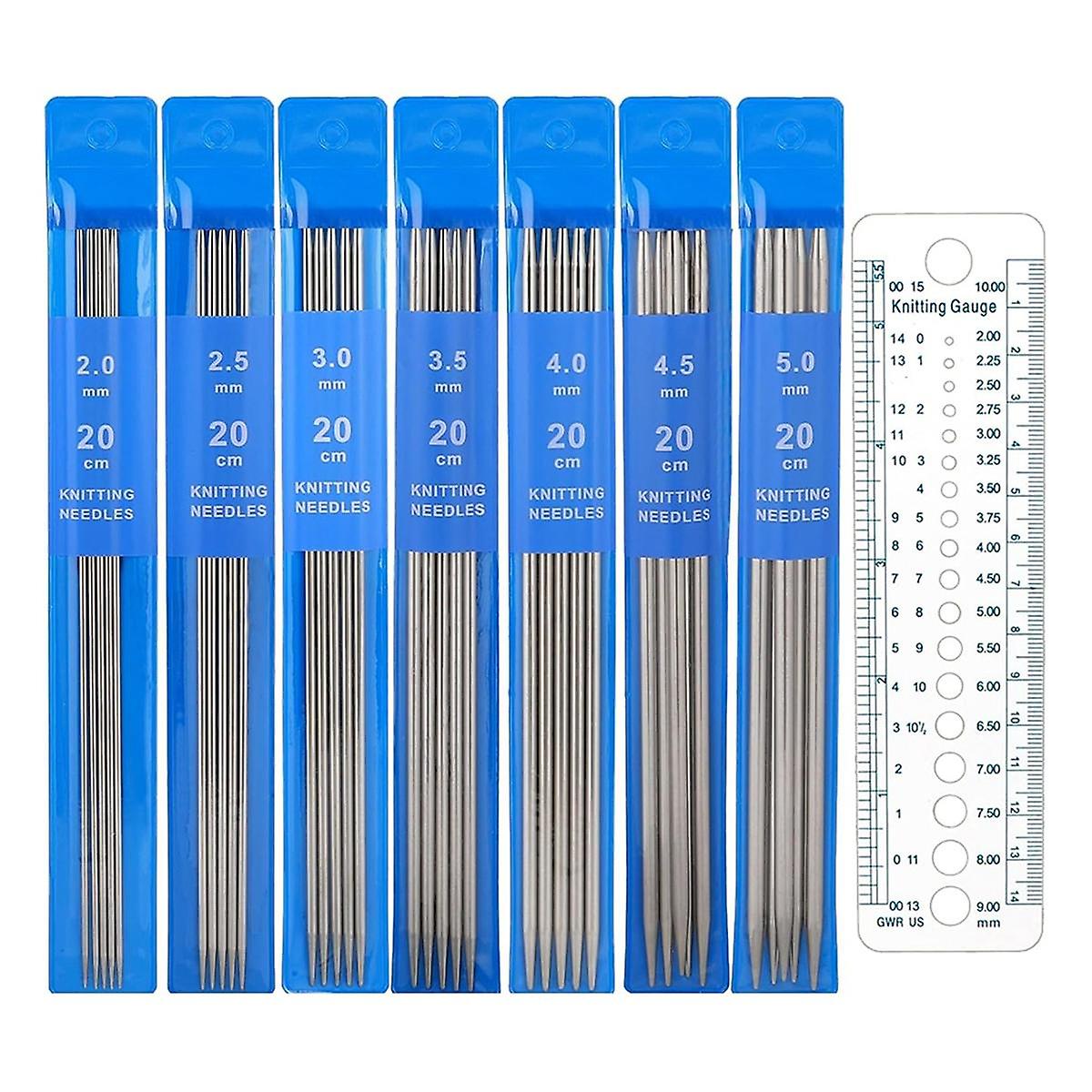 36 Pcs Double Pointed Knitting Needles Set Knitting Needles Sweater Socks Knitting Needles Kit for Weaving Beginner