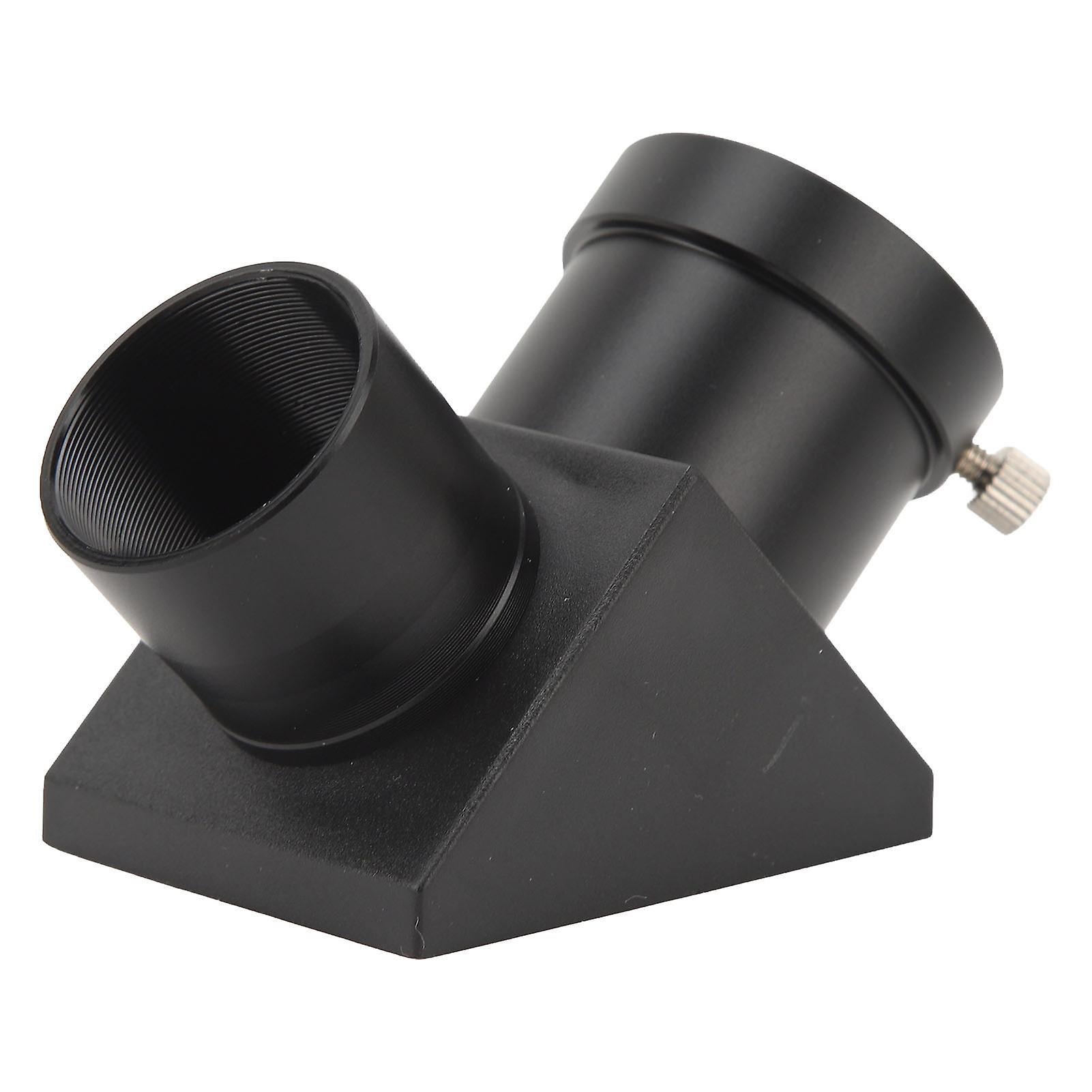 1,25 polegadas 90 graus Zenith Diagonal Espelho para Refrator Telescópios Planetas Celestiais Eclipses Solares Observações Terrestres
