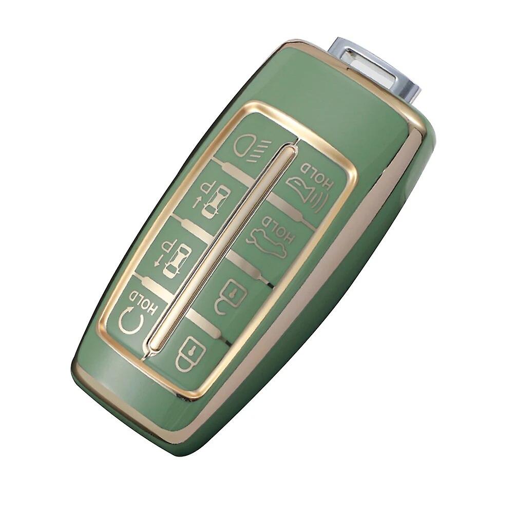 Durable Soft Tpu Key Fob Case For Hyundai Genesis Gv60 Gv80 G70 Gv70 Excellent Touch Anti Drop Full Coverage Shock Absorption