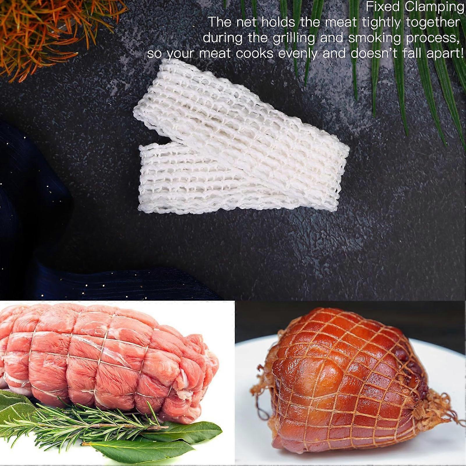 4PCS Meat Netting Roll Cotton Smoked Meat Poultry Ham Netting Wrapping ...