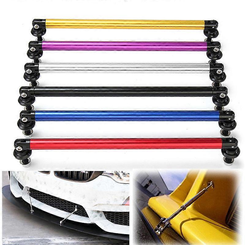 2Pcs 7.87inch Universal 200mm Adjustable Front Rear Bumper Lip Splitter Rod Support Bars Bumper Splitter Rods