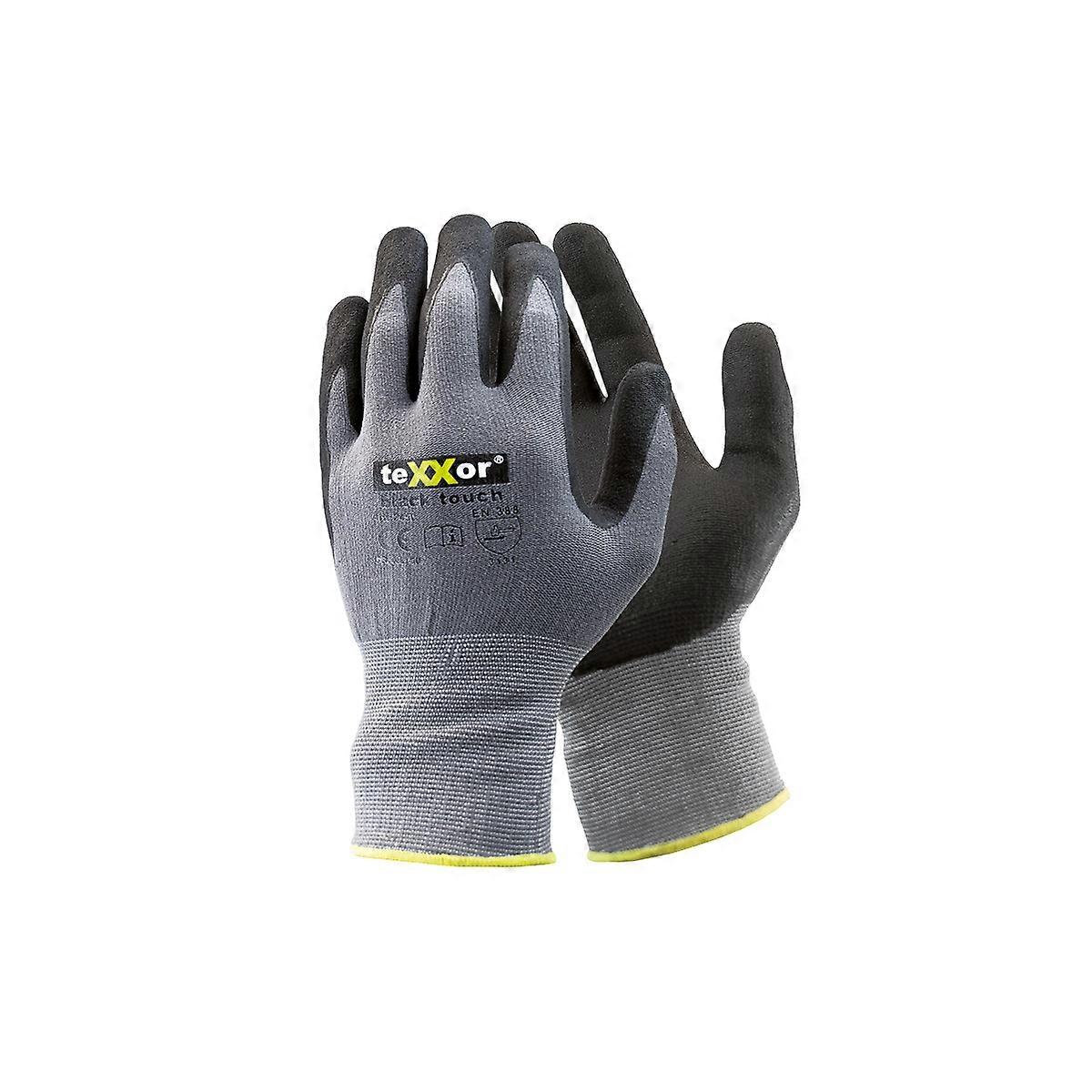 12 x Glove - work glove – assembly gloves – size 11 (XXL) Texxor 2450