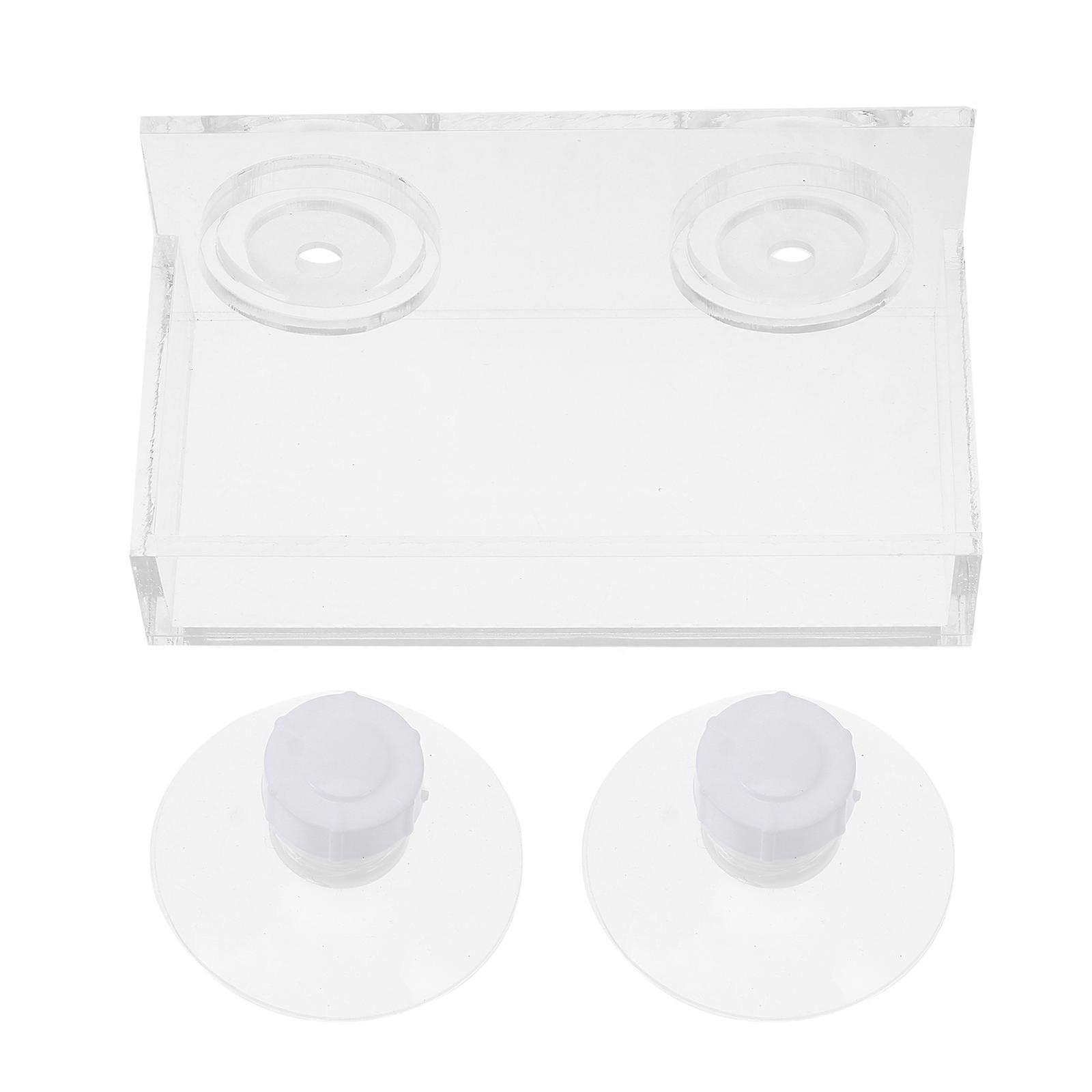1Pc Coral Frag Rack Seaweed Landscaping Stand Fish Tank Frame with Suction Cups