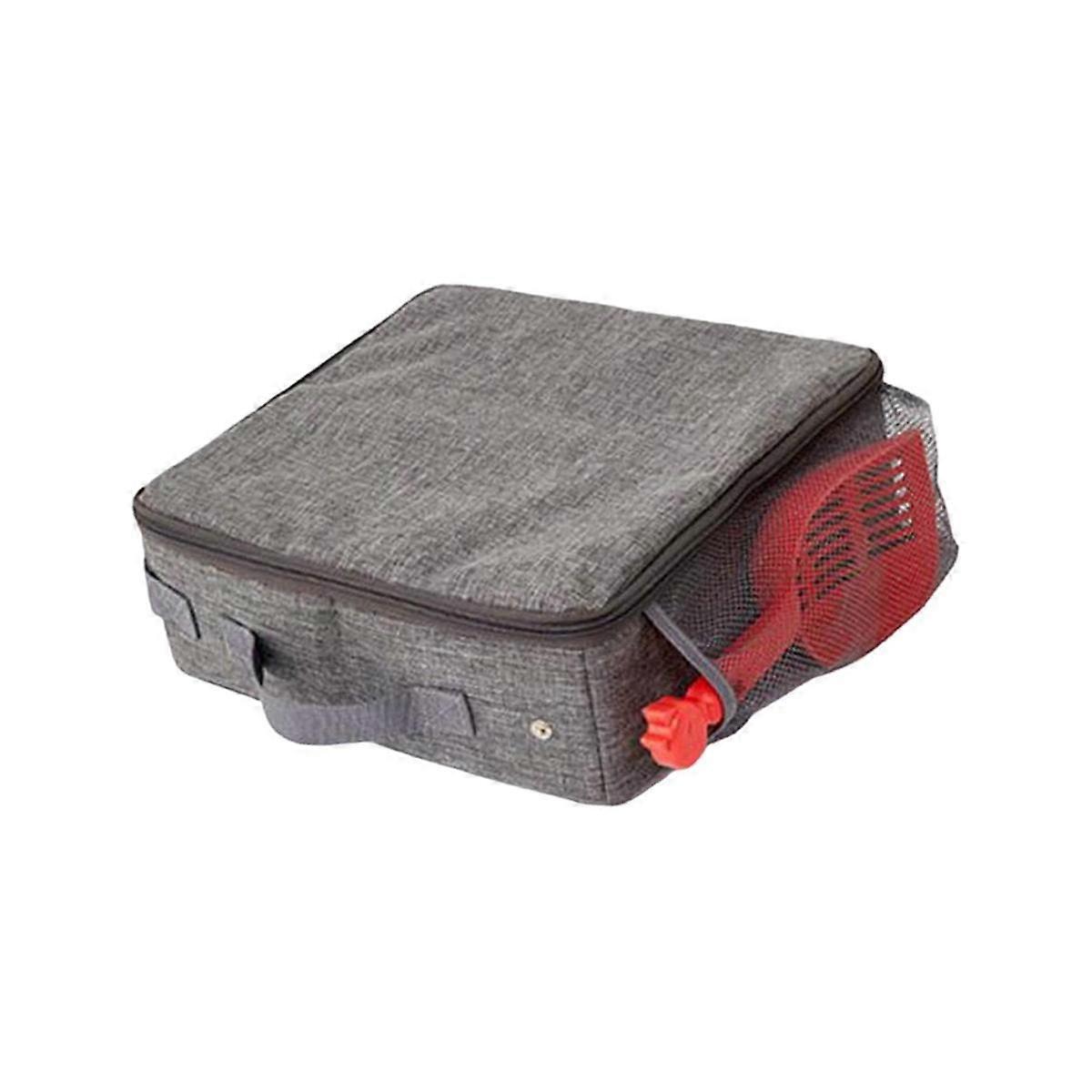 Foldable Cat for Travel Litter Tray Leakproof with Zipped Lid Portable Cat Toilet for Hotel Car Out