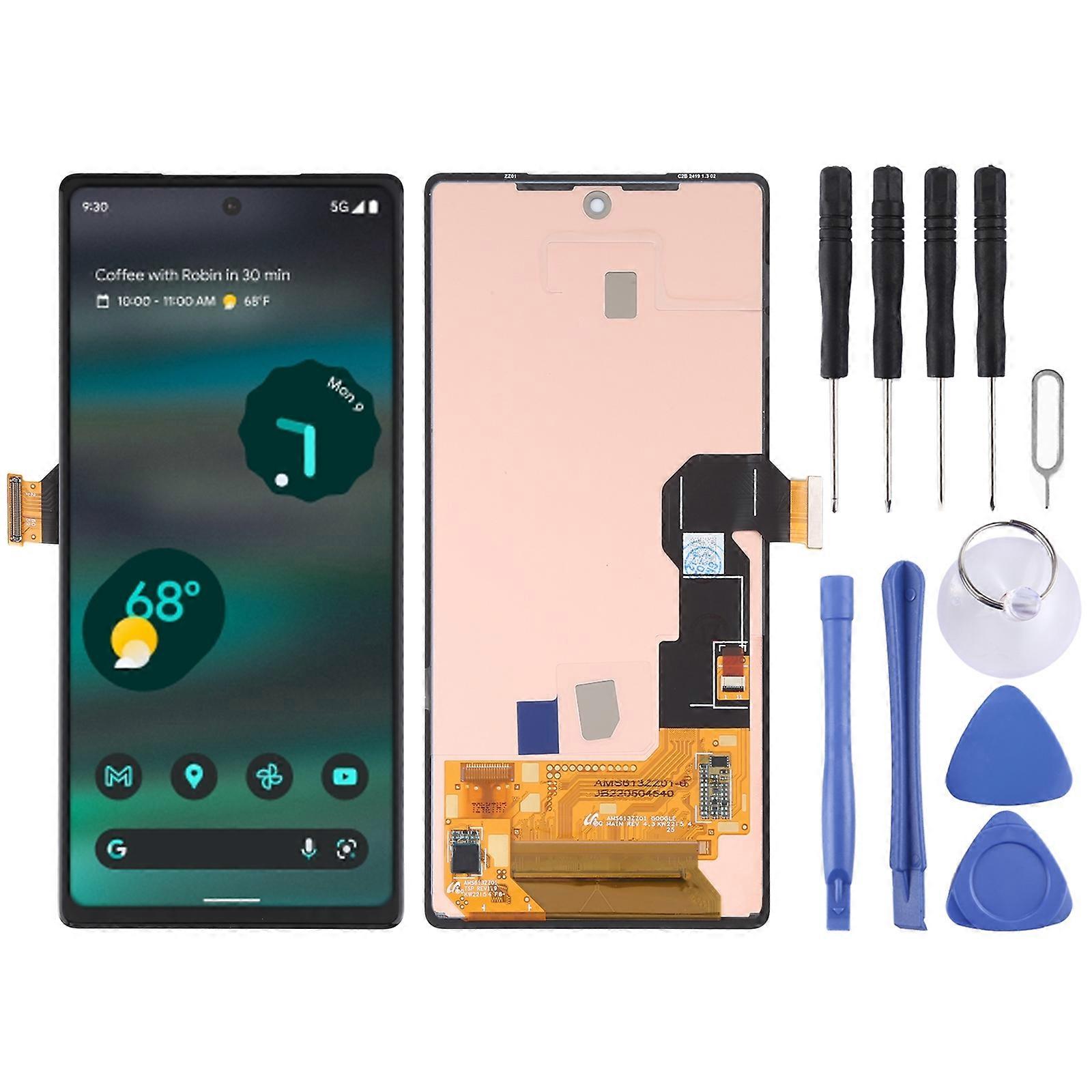 OEM LCD Screen For Google Pixel 6A GX7AS GB62Z G1AZG with Digitizer Full Assembly For Google Pixel 6A(OEM)