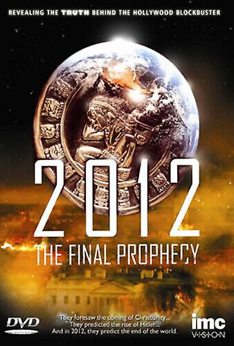 2012 The Final Prophecy DVD (2010) Andreas Gutzeit cert E - Region 2