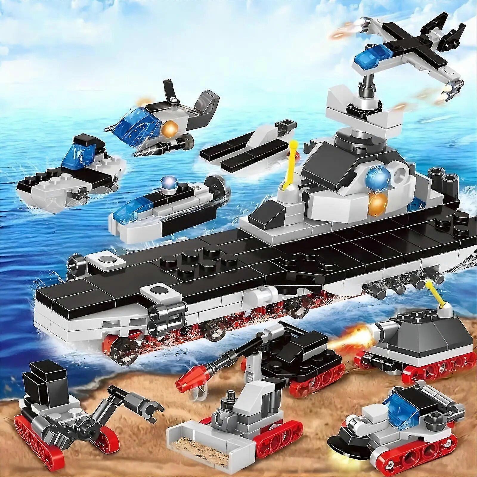 Stem Building Set Toy 1068pcs Construction Cruiser Ocean Ship Building Toy För 6 år upp Pojkar 25 Modeller Engineering