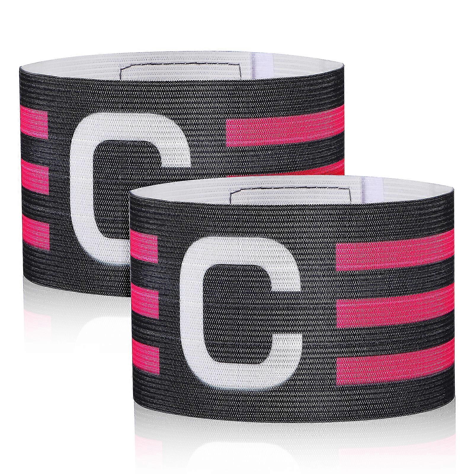 2 Pcs Captain Armbands Soccer Captain Armbands Sports Accessories For Adults Teens