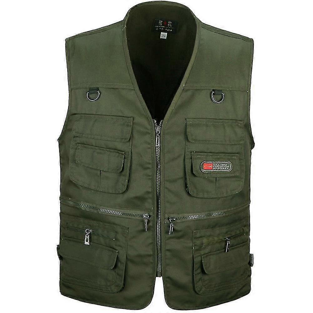 Gilet Tactique Multi-poches Homme - Été, Pêche, Randonnée, Photographe, Neuf