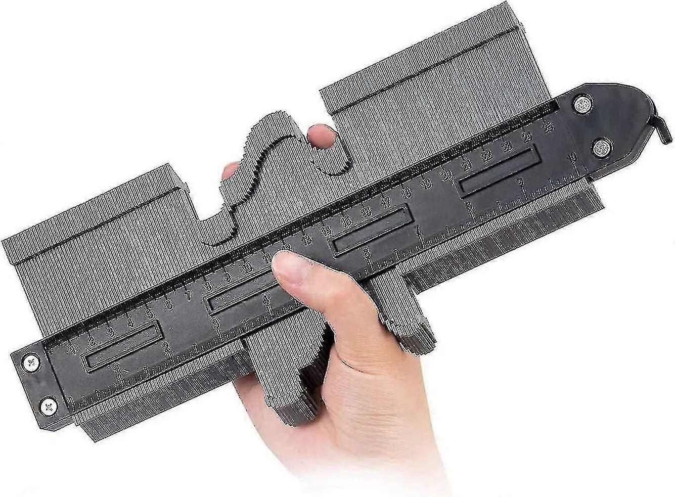 2024 Plastic Contour Gauge With Lock 25cm Profile Gauge Measuring Ruler For Tile Measuring Accuracy Lamin