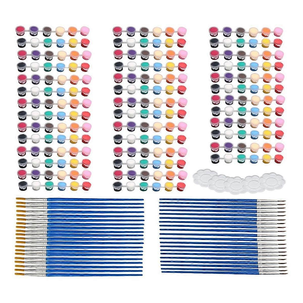 Farbset – 12 Farben feiner, klebriger Acrylfarbe – leicht zu tragende, abwaschbare Farbe