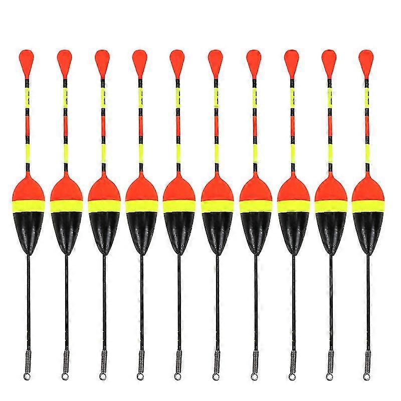 10pcs Fishing Bobbers Fishing Floats Fishing Tackle Tool Crucian Carp Float