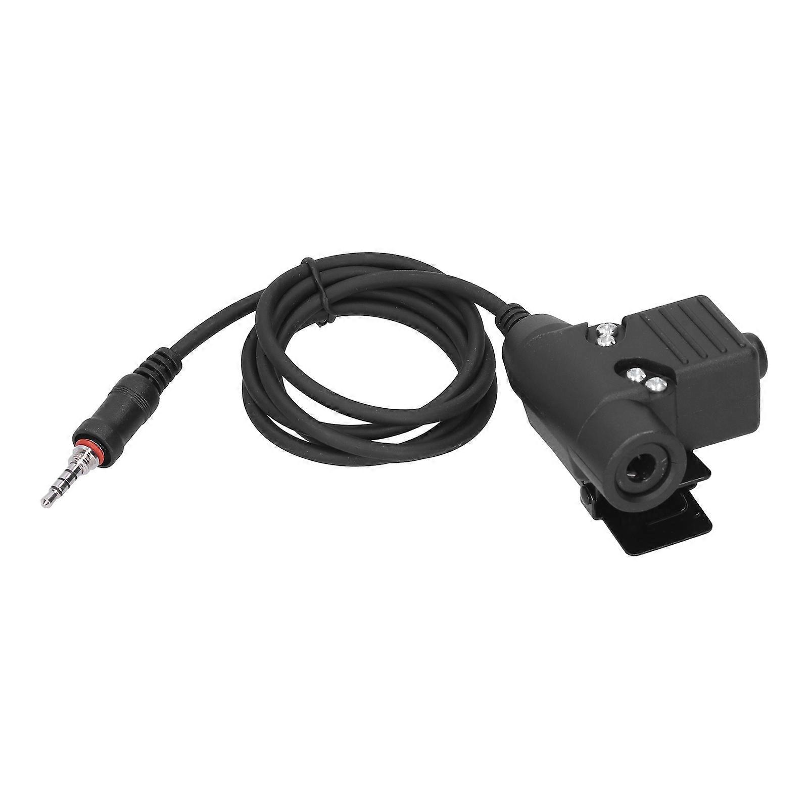 U94 PTT Cable Plug Headset Adapter Fit for YAESU Vertex VX6R/VX7R Walkie Talkie NO.5821