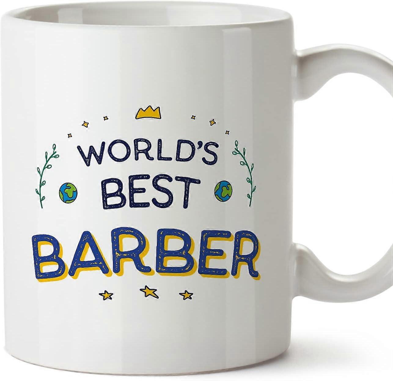 理髪店のマグカップ同僚のための世界最高の面白い贈り物セラミック11オンスマグ