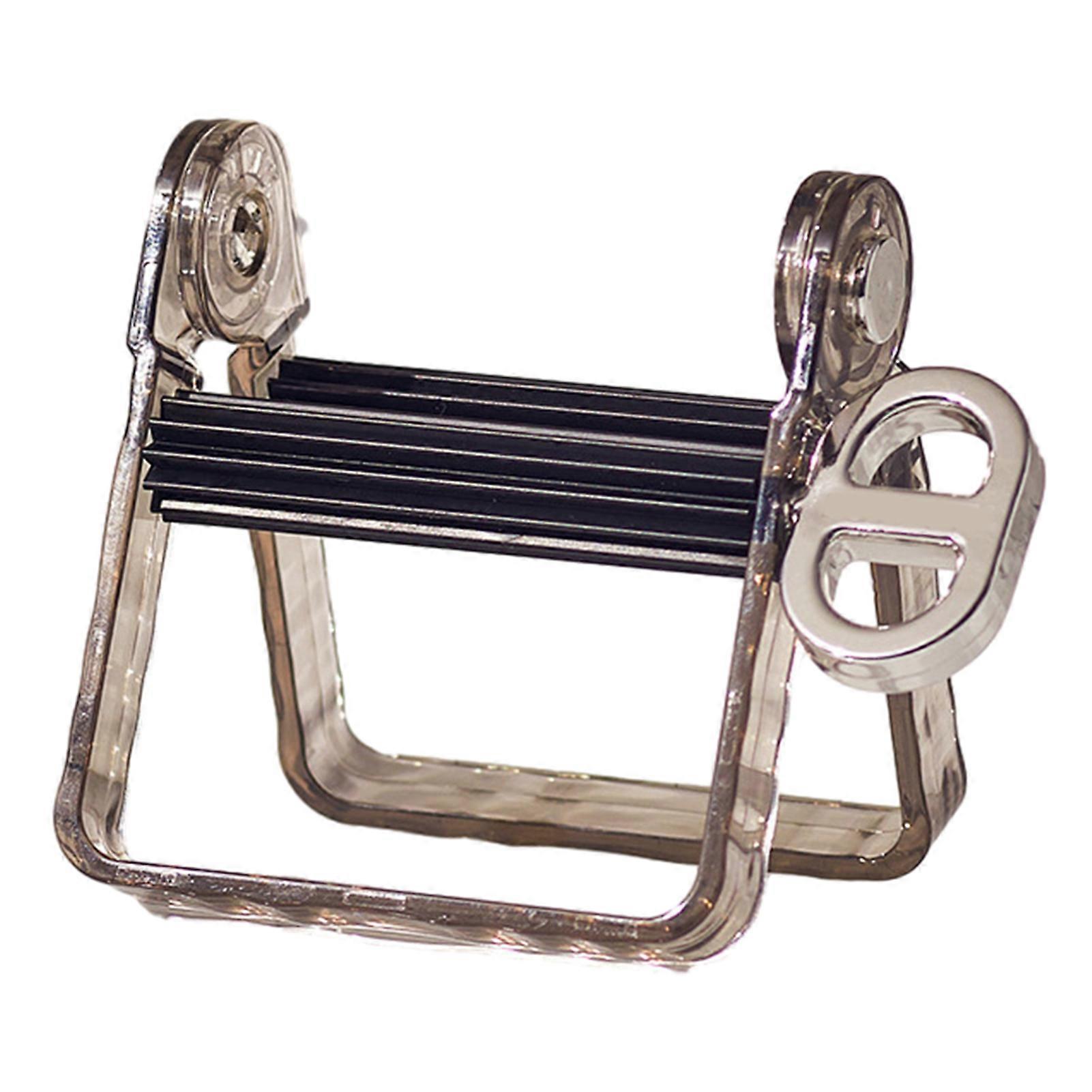 Rotated Button Toothpaste Tube Dispenser Labor-saving Toothpaste Storage Rack for Washroom