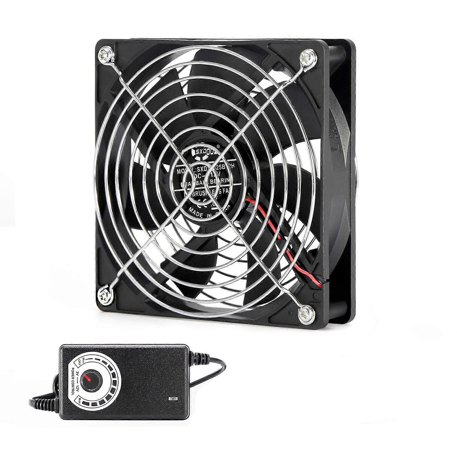 12cm120mm高速大風量110V220VBTCLTCマイニングマシンワークステーションキャビネットグラフィックカードラッククーラー冷却ファン