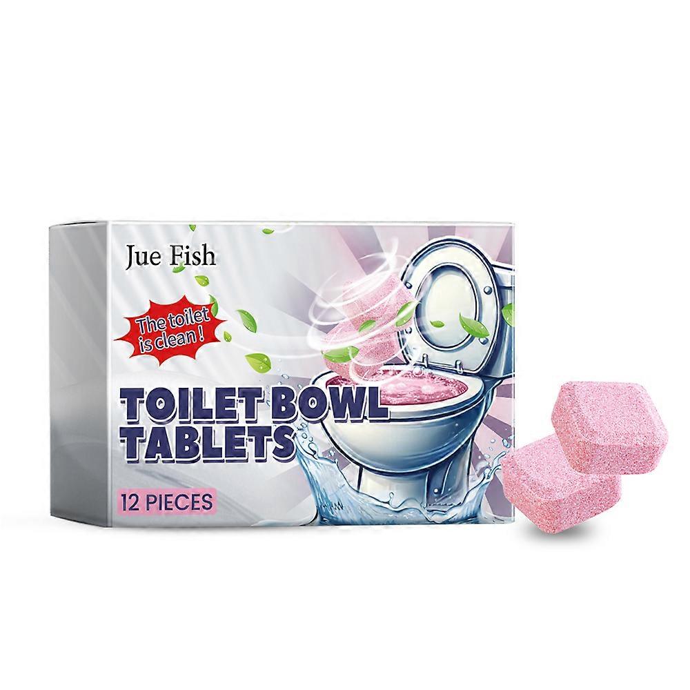 1-3box Toalett Rengjøring Brusetabletter Automatisk Rengjøringsmiddel Deodorant Remover Urin Flekk Gul Skitt Hjemmeverktøy