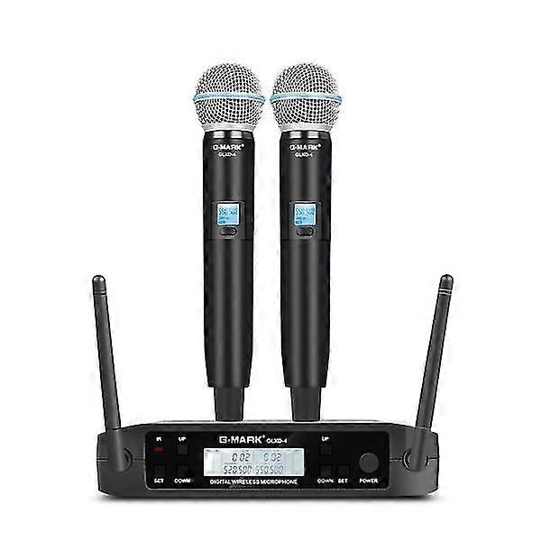 Vezeték nélküli mikrofon G-MARK GLXD4 Professional UHF rendszer kézi mikrofon