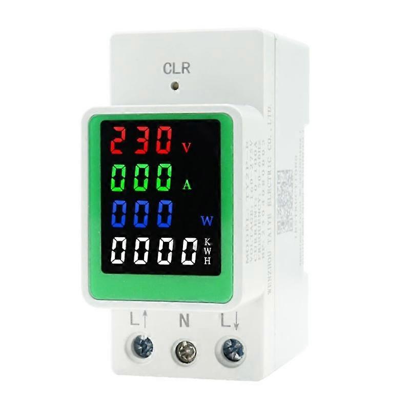 ACDin Rail Consumption WattmeterMonitor Digital Multimeter LED Display