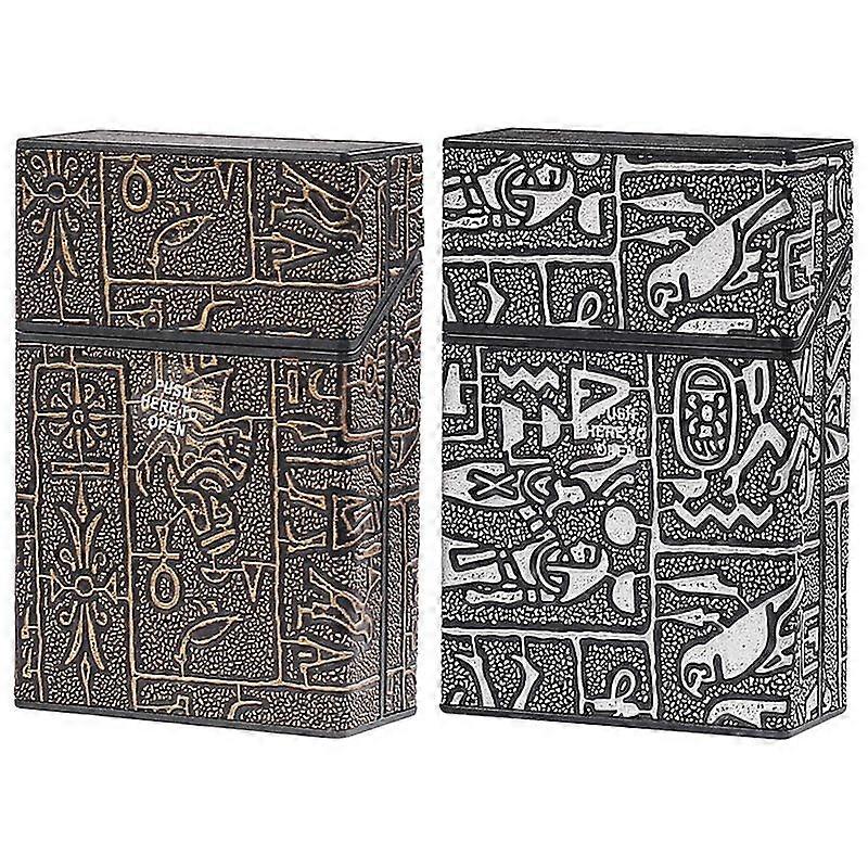 Cigarettes Box Case Automatic Cigarette Holder Box Portable Cigarette Container Moisture Proof Large Capacity Home Accessories