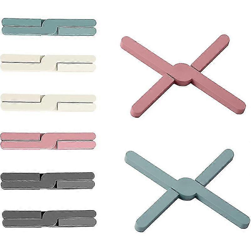 Parts Pot Coaster Collapsible Silicone Heat Resistant Space Saving Gift