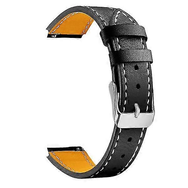 Fitbit Charge 5 Bracelet Genuine Leather Black