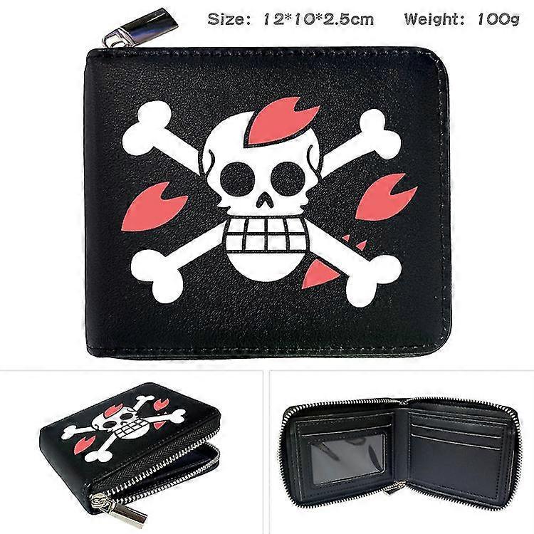 One Piece Animation Peripheral Zipper Pu Wallet #11