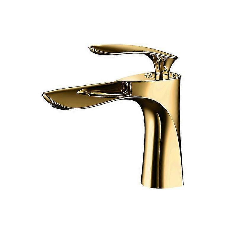 Bathroom Sink Faucet Standing Faucet Gold