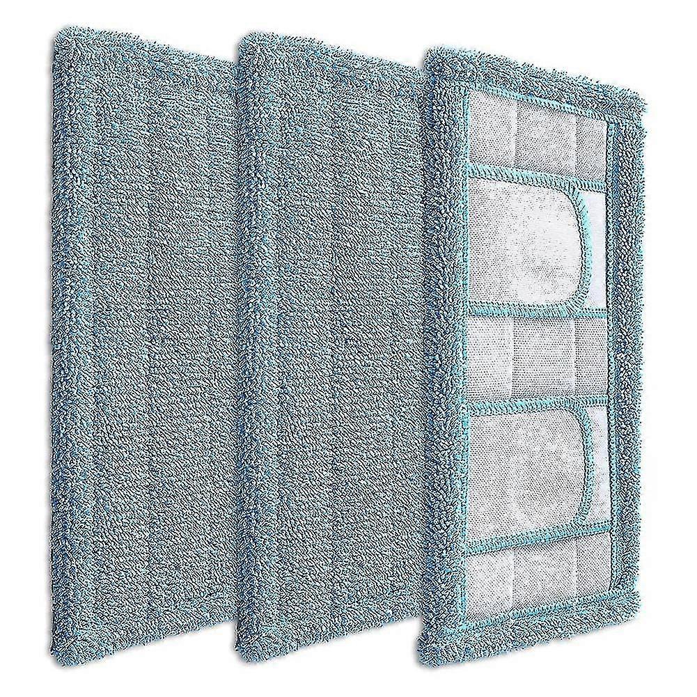 3pcs Reusable Microfiber Mop Pads Compatible Compatible With Swiffer Sweeper Mops
