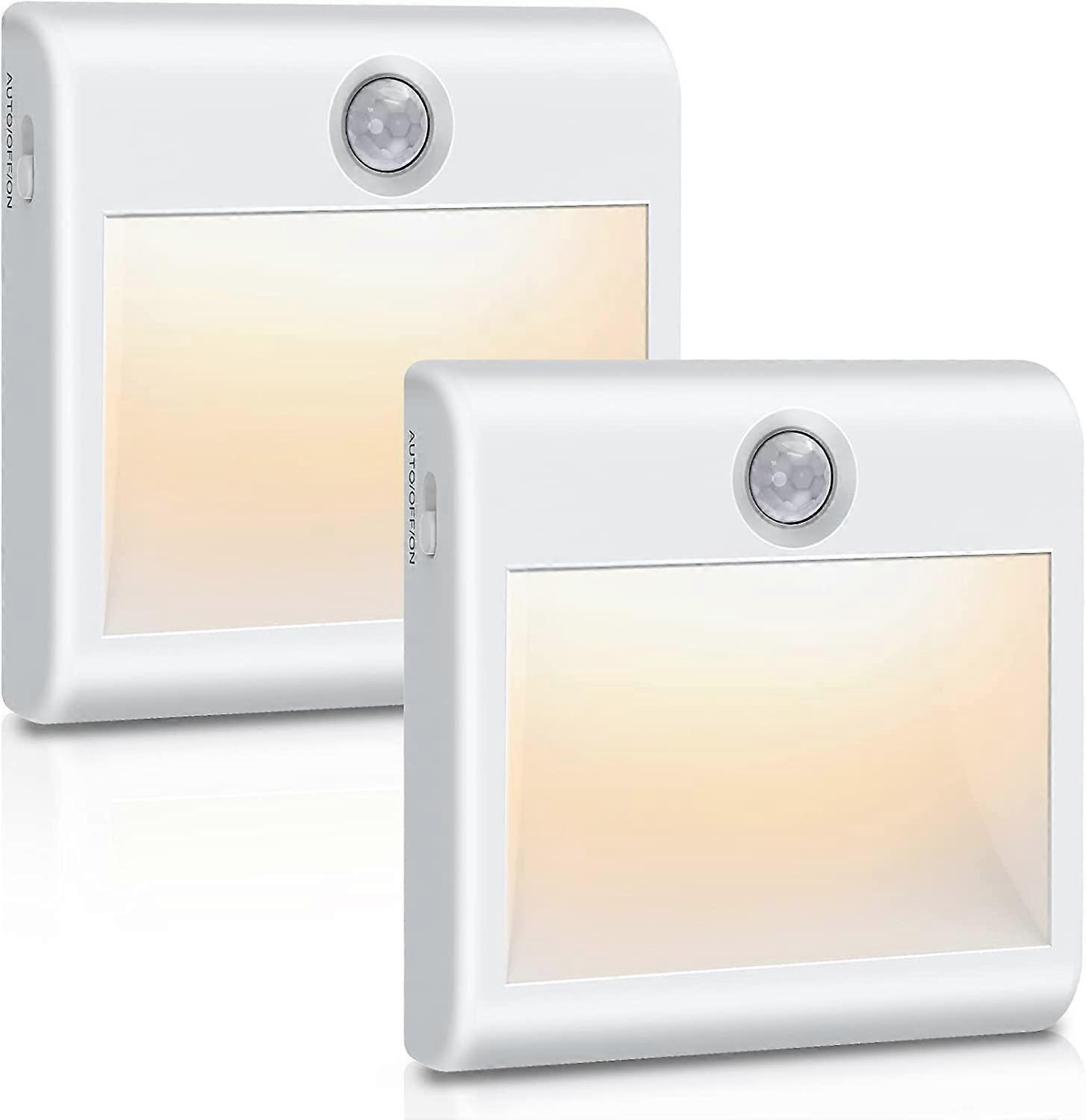 LED Night Light [2 Pack], Indoor Motion Sensor Light, Battery Powered