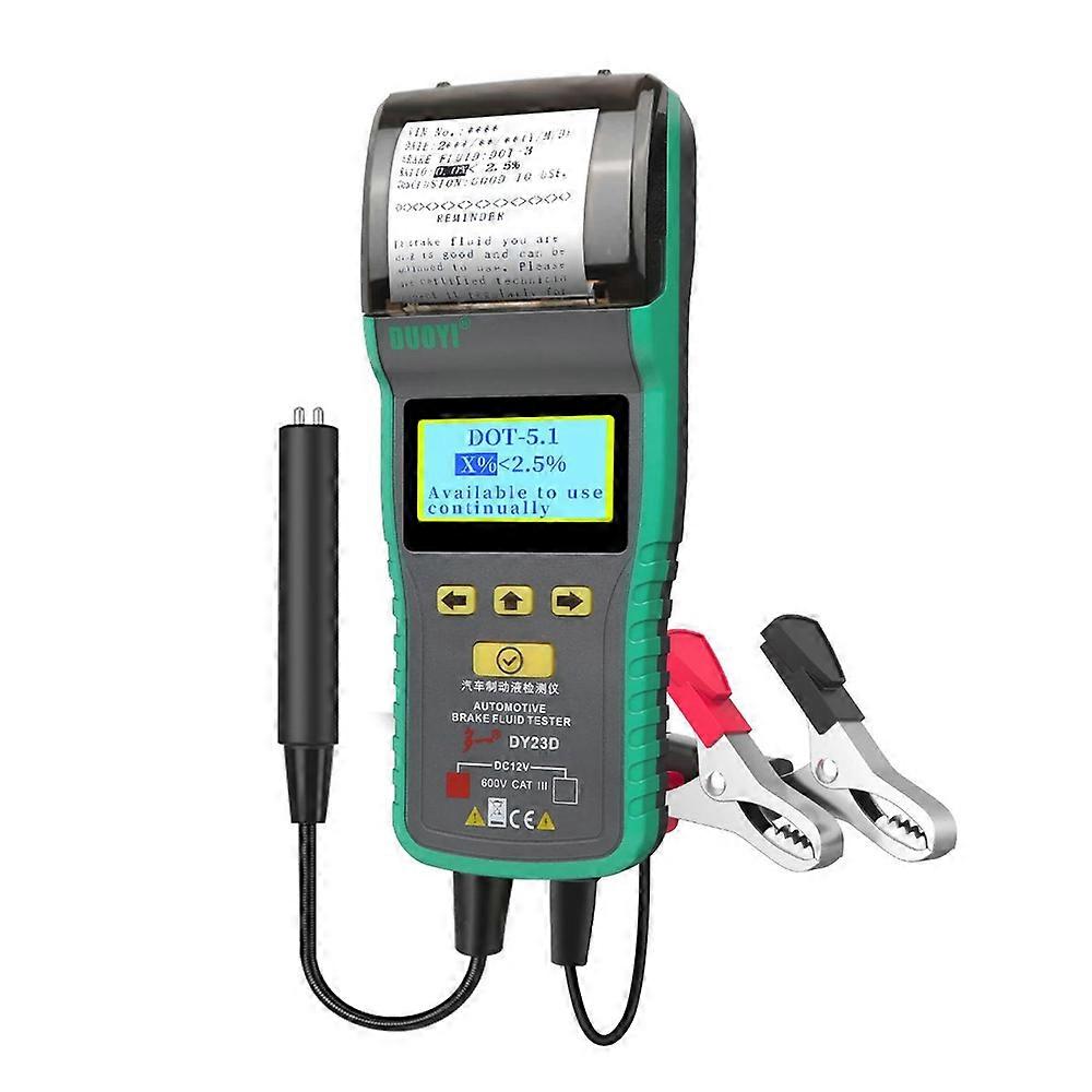 DY23D Car Brake Fluid Tester With Printer Accurate Tester for Car Digital Display Automotive Brake Fluid Water Content Check