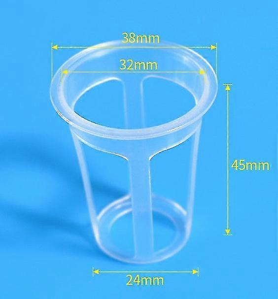 100pcs Slotted Net Pots Planting Cups Plastic Reusable Net Pots Small Planting Baskets