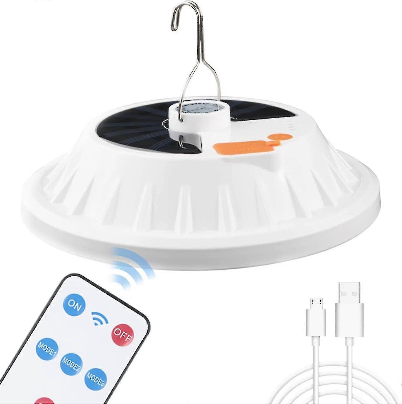 120 Led Solar Camping Light With Remote Control