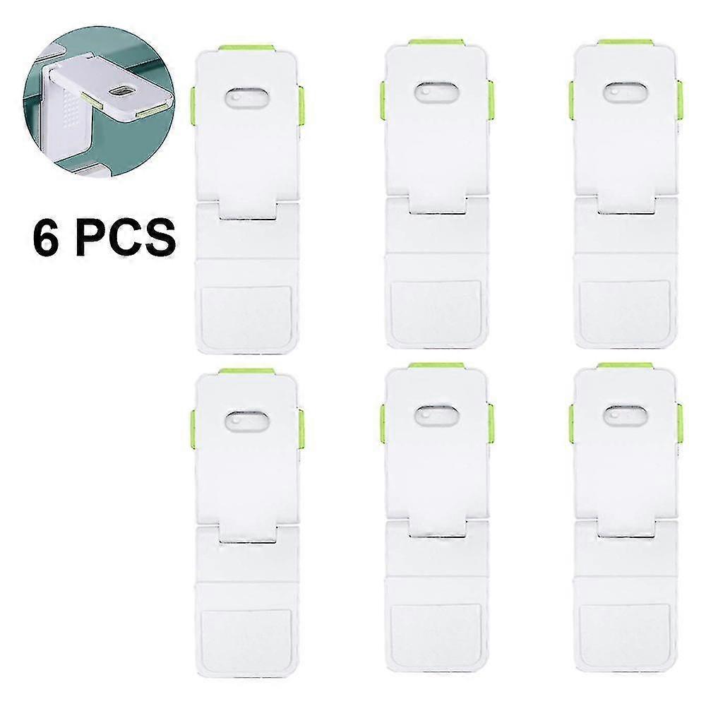 Uusi versio Lasten turvalukot 6kpl. Vauvankestävät kaapit, laatikot