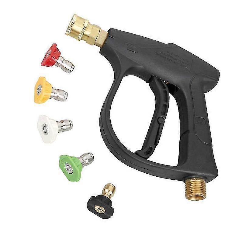 High Pressure Washer Gun Multi Tip Nozzleblack1pcs