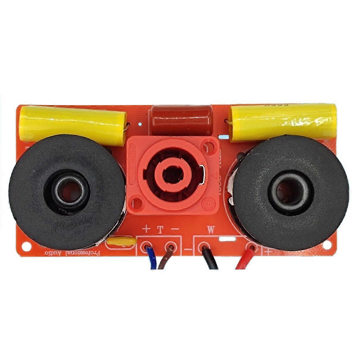 2 Way 300W Frequency Crossover Divider Treble Speakers Divider Stereo Audio Filter for DIY High Fid