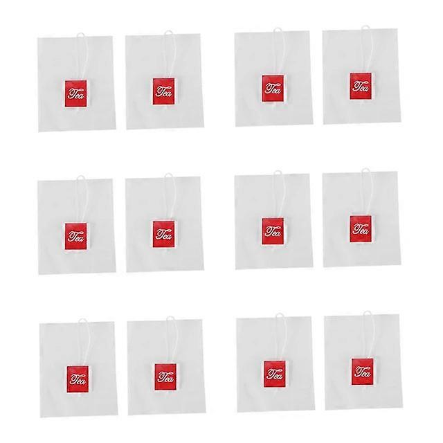 6000Pcs 5.5 x 7cm pyramide filtre nylon single string étiquette transparent vide sachet de thé