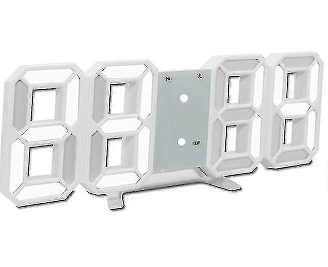 Led Digital Three-dimensional Large Screen Alarm Clock Wall Clock Luminous Wall Clock